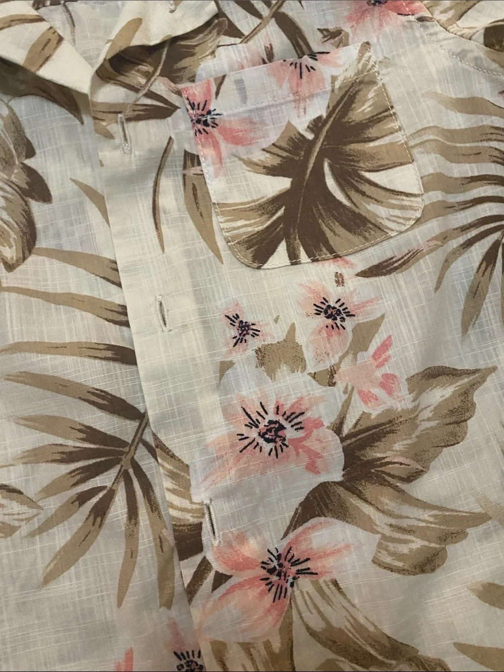 The Children's Place Cream Floral Hawaiian Shirt & Shorts Set